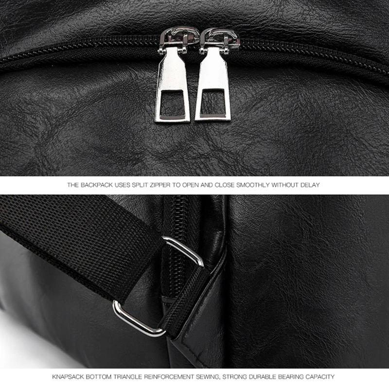Backpack Purse for Women Fashion PU Leather Travel Large Ladies Shoulder Bag Anti-theft Rucksack Casual Daypack
