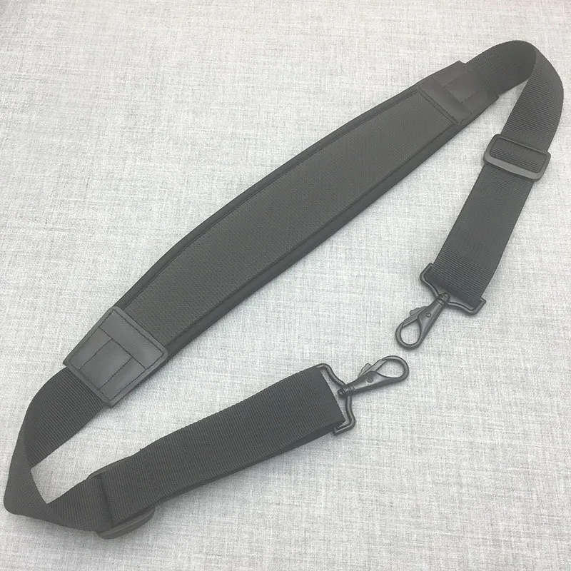 Black Adjustable Shoulder Bag Strap with Double Hooks for Canon Nikon Laptop Computer Camera Stabilizer Bag