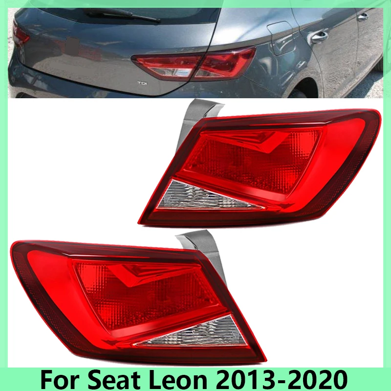 Scheinwerferglas Für Seat Leon 2013-2018 - Klare Abdeckung Für Frontscheinwerfer (Links)