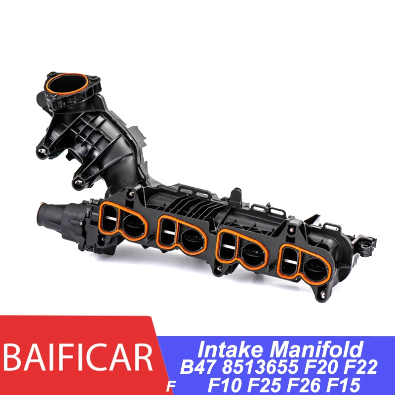 Baificar BMW N47 B47 B47 F30 F31 F20 F22 F10 F25 F26 F15 1ER 3ER 4ER 5ER 용 흡기 매니폴드, 액추에이터 11618513655 포함, 신제품