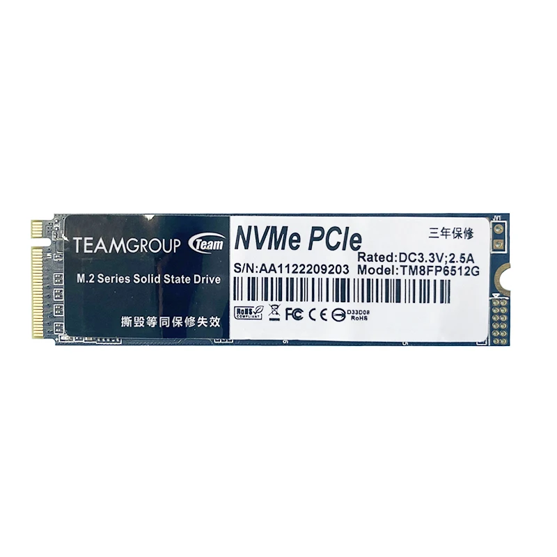 TEAMGROUP  ָ Ʈ ̺ SSD, 3D NAND TLC NVMe 1.3 PCIe Gen3x4 M.2 2280, MP33, 512GB, SLC ĳ