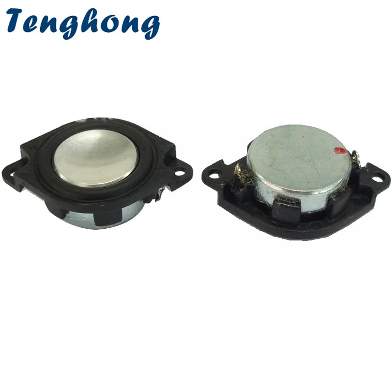 Tenghong 2pcs 28MM 4 8 Ohm 2W Mini Audio Full Range Speaker 1 Inch Dual Ear Loudspeaker For Home Theater Sound