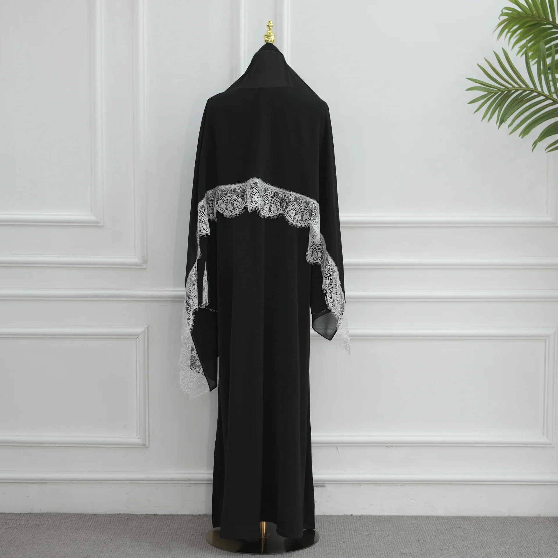 black abaya hijab