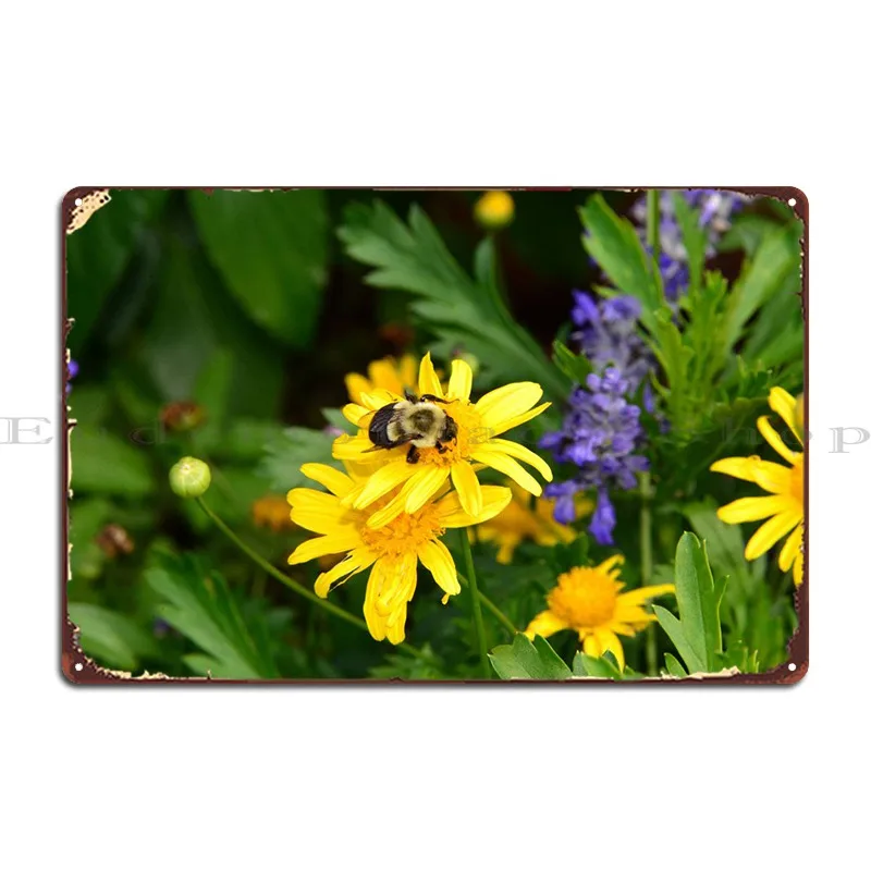 

Daisies Little Helper Metal Plaque Poster Cinema Custom Custom Wall Mural Tin Sign Poster