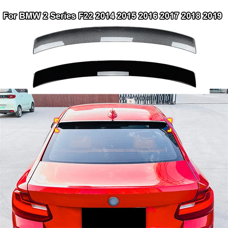 

Gloss Black Rear Roof Spoiler Wing Trunk Tail Tailgate Splitter Lip For BMW 2 Series F22 2014 2015 2016 2017 2018 2019 Spoilers