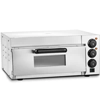 VEVOR Four à Pizza Électrique de Comptoir de 40,6 cm, Machine à Pizza d'Intérieur en Acier Inoxydable, avec Pierre et Poignée, Température Maximale de 350 °C, pour Cuisine, Restaurant, Maison 1