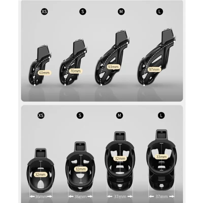 Male Chastity Cage Sissy Fetish Belt Invisible Chastity Lock Rings With 3 Sizes Cock Cage Bondage Device Sex Toys For Men Adults penis chastity cage chastity lock sex toy
