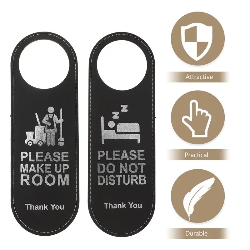 

4pcs Do Not Disturb Door Hanger Tag Unfinished Door Knob Conference Room Sign Door Knob Hanger Signs Do Not Disturb Sign