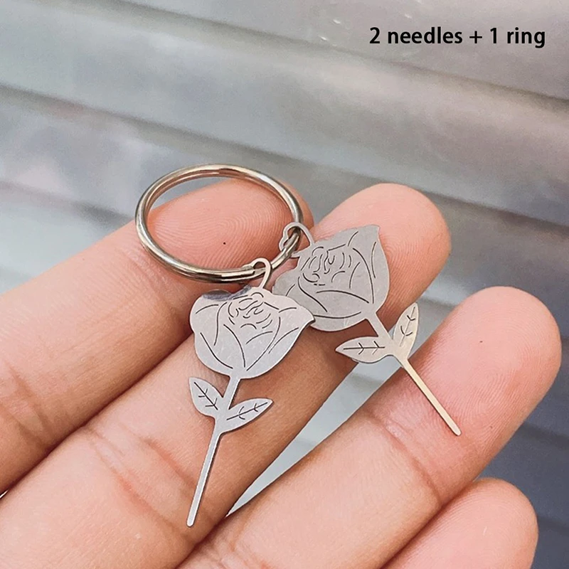 

Rose Stainless Steel Phone Use Tool Mobile Phone Removal Card Pin Card Removal Needle Phone Key Tool Eject Pin Sim Card Tray Pin