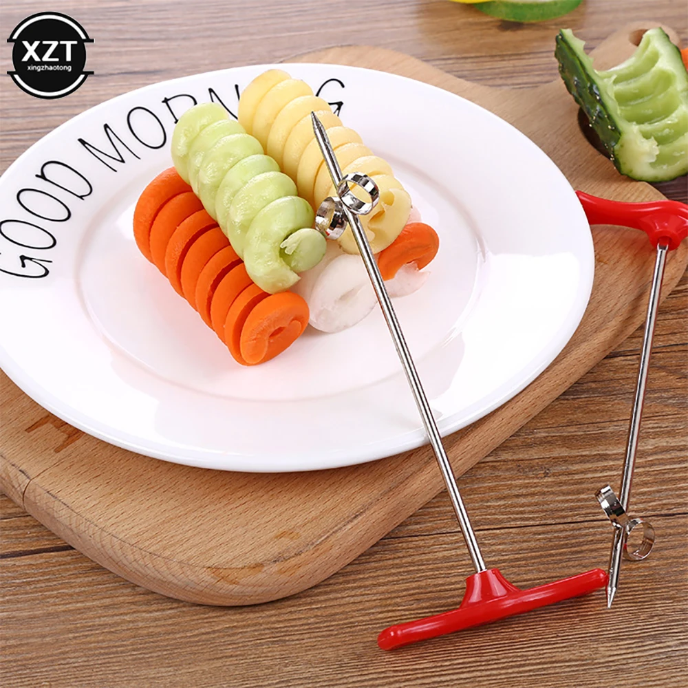 Vegetables Spiral Knife Potato Carrot Cucumber Salad Chopper Easy Spiral Screw Slicer Cutter Spiralizer Kitchen Tools 1pc kitchen gadgets