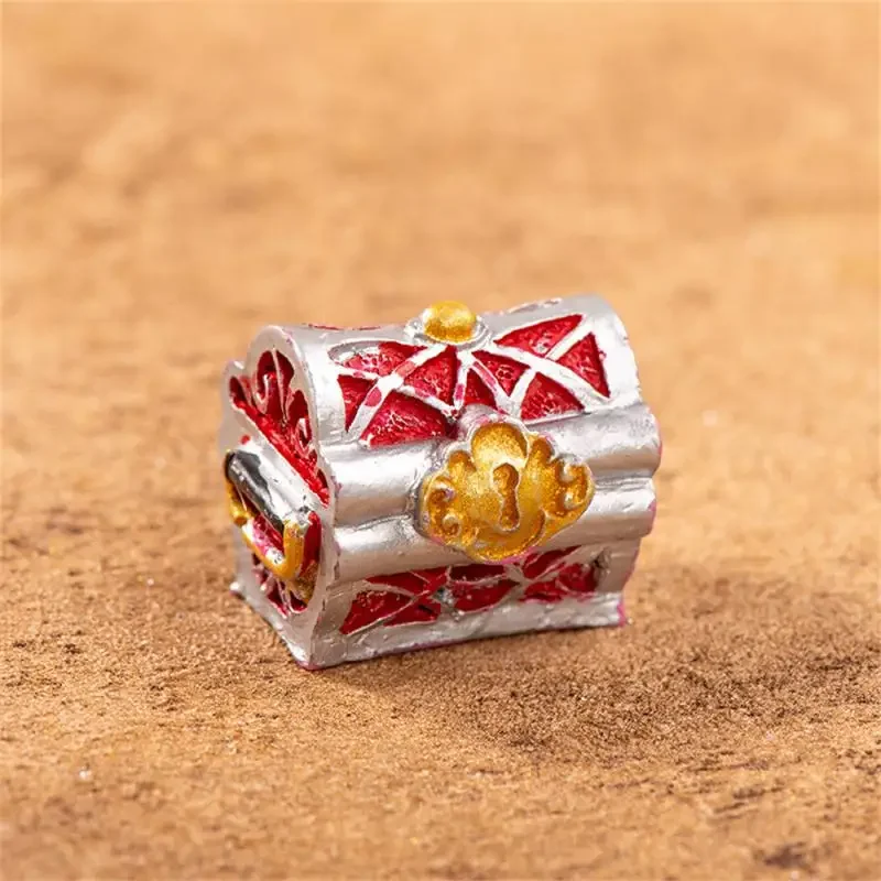 Aquarium Ornament Simulation Treasure Chest Box Antique Resin Fish Tank Landscape Case Figurines Aquarium Decoration