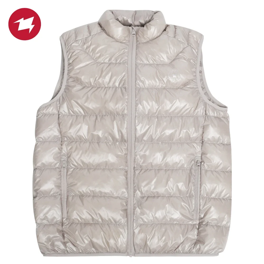 Down Vest Sleeveless Jacket Ultralight Goose Down Waistcoat for Hiking Climbing Skiing for Unisex AEGISMAX down jackets