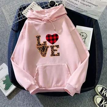 2025 الخريف الشتاء الصوف الأوروبية الأمريكية فضفاضة طويلة الأكمام هوديي مريحة الكلاسيكية بلون زوجين البلوز