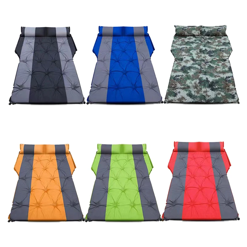 Hot Car Iatable Bed SUV Car Air Mattress Atable Travel Bed Air 180X132X5cm Outdoor Camping Mat Mattress Travel