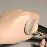Grand pinceau de maquillage pour le visage, outil de beauté, contour, fard à barrage, fond de teint, correcteur, cosmétique, Kabuki 5