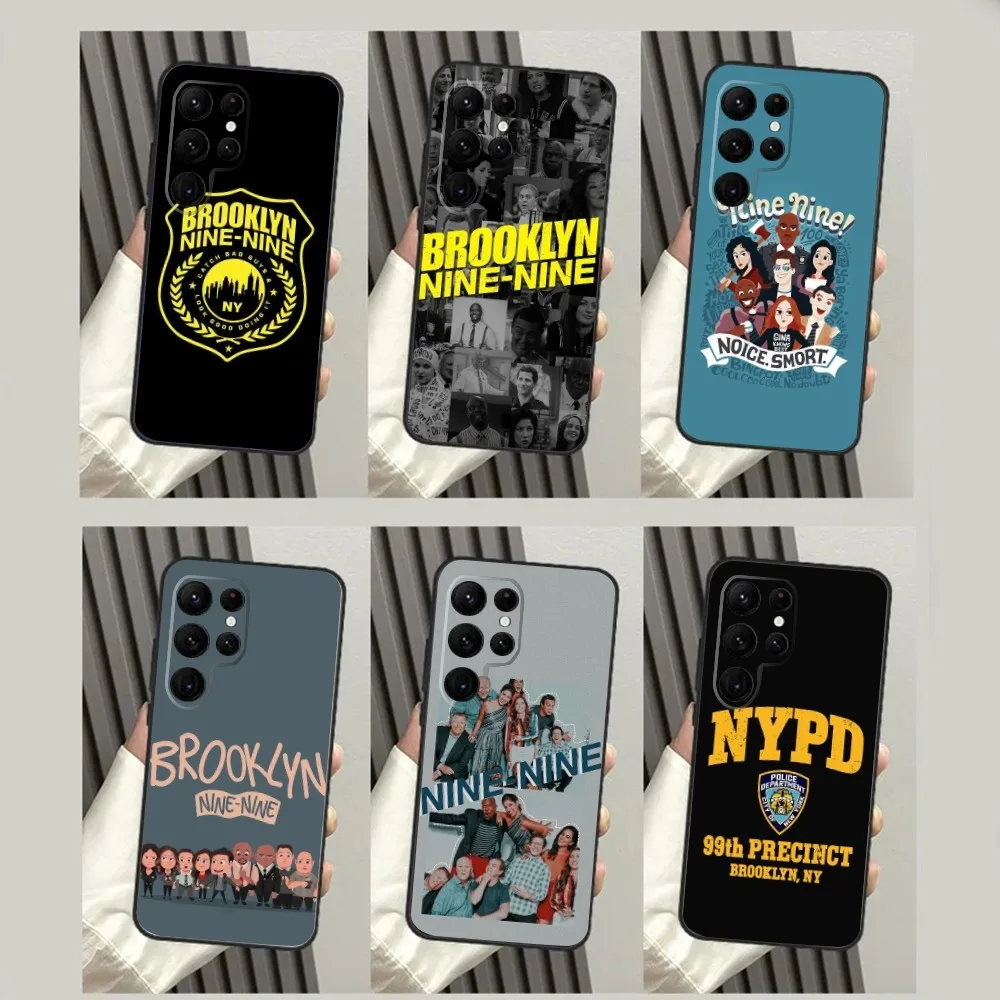 B-Brooklyn Nine-Nine 99 Custodia Per Telefono Per Samsungs23,S22,S21,S20 Ultra Pro S10,S30Plus,S9,20Lite Cover Ultra Nera