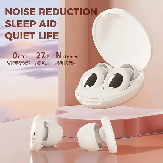 Quiet Ear Plugs for Sleeping Noise Reduction Super Soft Reusable Hearing Protection Anti noise earplugs for Concerts Travel Work 3