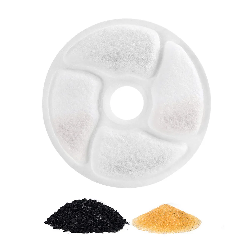 140mm Pet Fountain Activated Carbon Filters Cartridges for Cats Dogs Drinking Water Dispenser Replacement Filter |