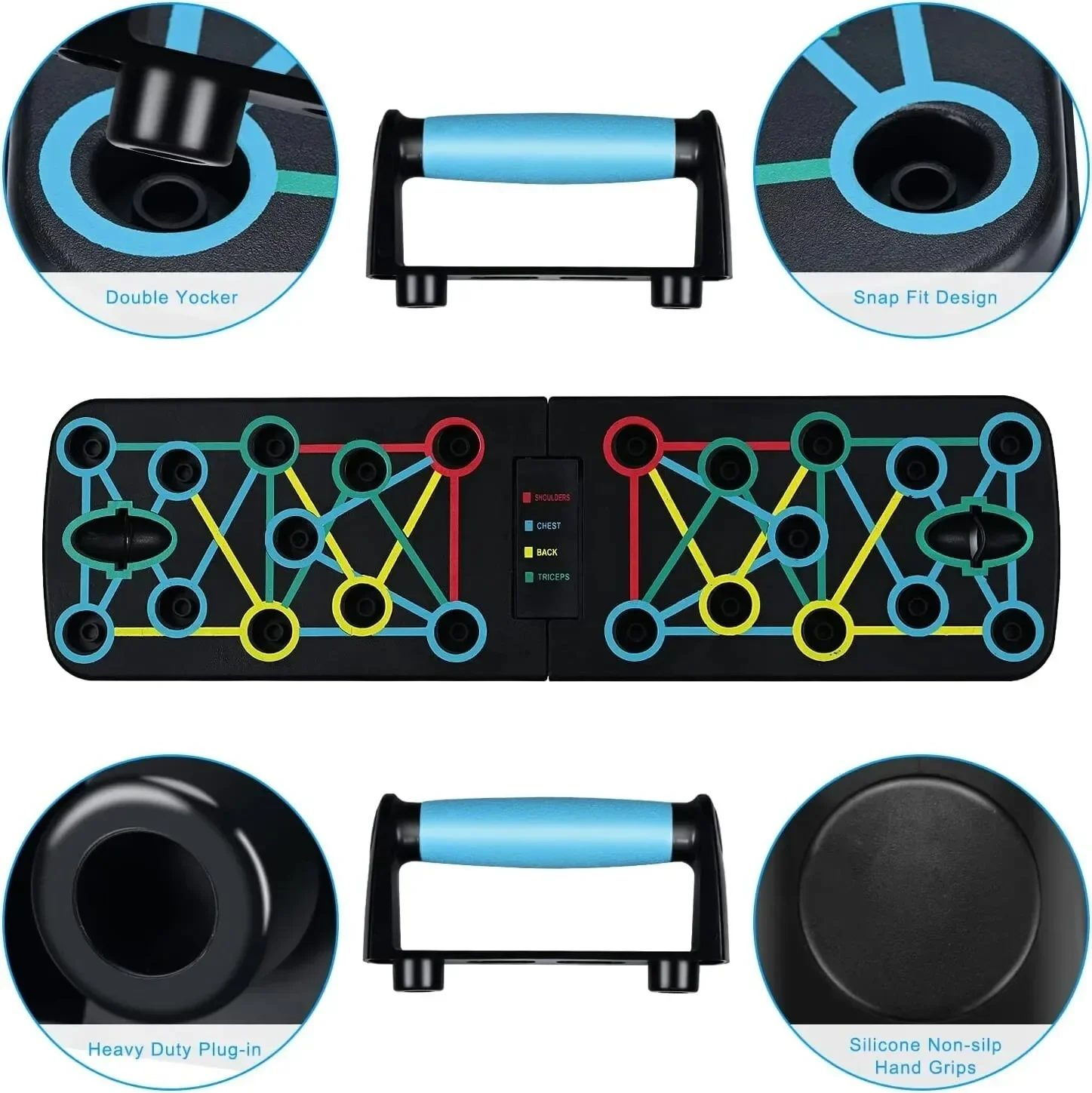 Push Up Board Functional Training Equipment Bodybuilding Home Fitness Equipment Gym Push Up Bars Exercise MuscleBuilding Tools