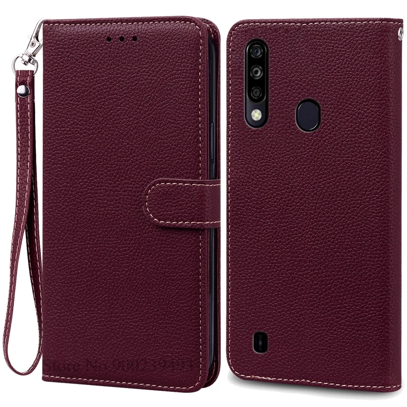 Sleek Silicone Wallet Leather Flip Case with Soft TPU Back Cover