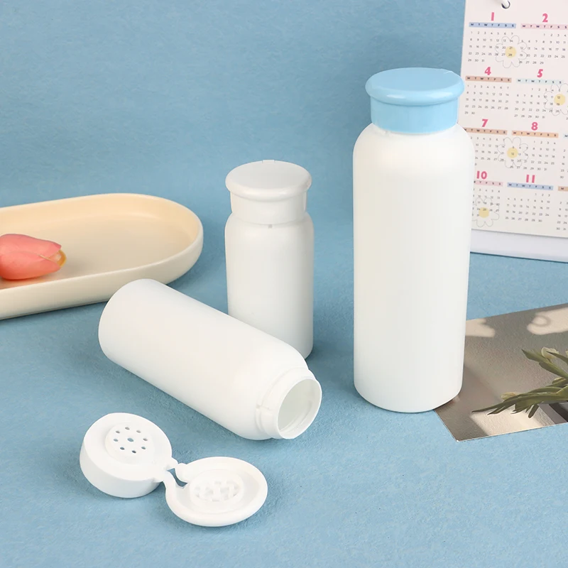Talcum Powder Bottle Refillable Cosmetic Powder Dispenser Plastic Container Empty Pots Bottles 1Pc 30/50/100/150g