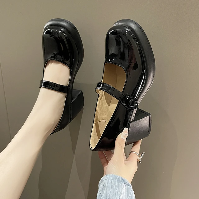 Casual Women's High Heels 2023 New Spring and Autumn Round Toe