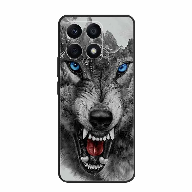 Lion Wolf TPU Silicone Protective Case - Soft Printed Cover