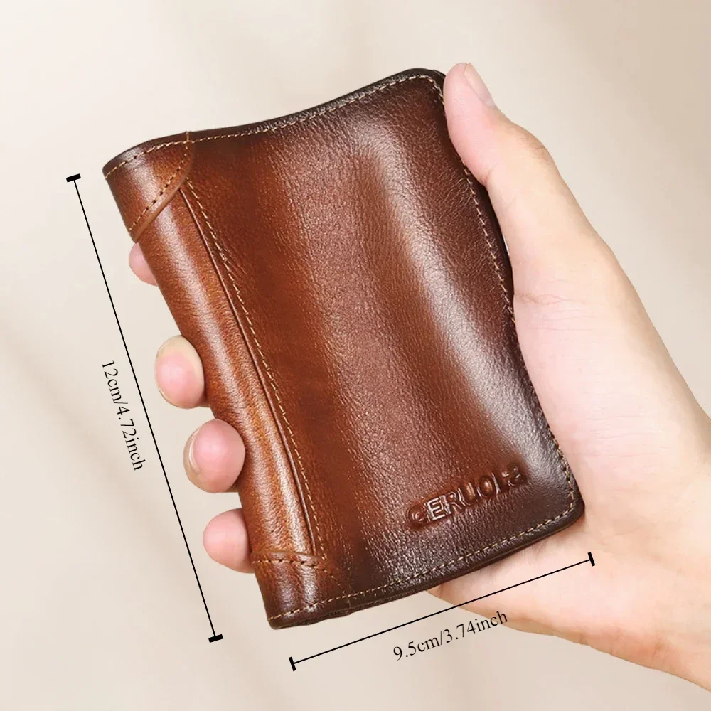 Portafoglio Ragazzo Elegante Portafoglio Da Uomo A Tre Ante In