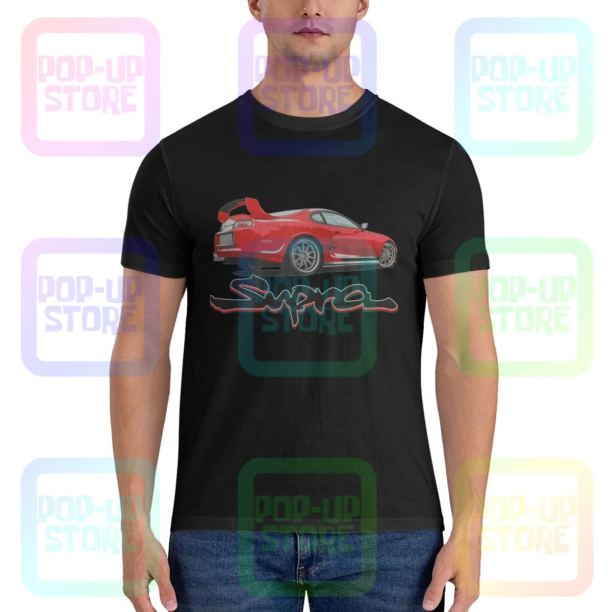 Toyota Supra Mk4 Mkiv 2Jz Gte A80 1993 Jdm футболка на тему дрифта Vtg уличная одежда |