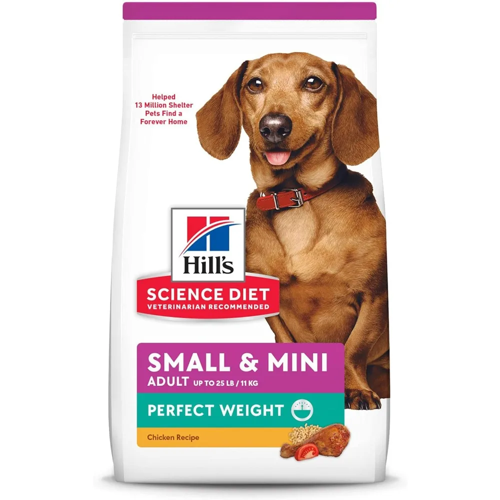 

Adult Perfect Weight Small & Mini Chicken Recipe Dry Dog Food, 12.5 lb. Bag