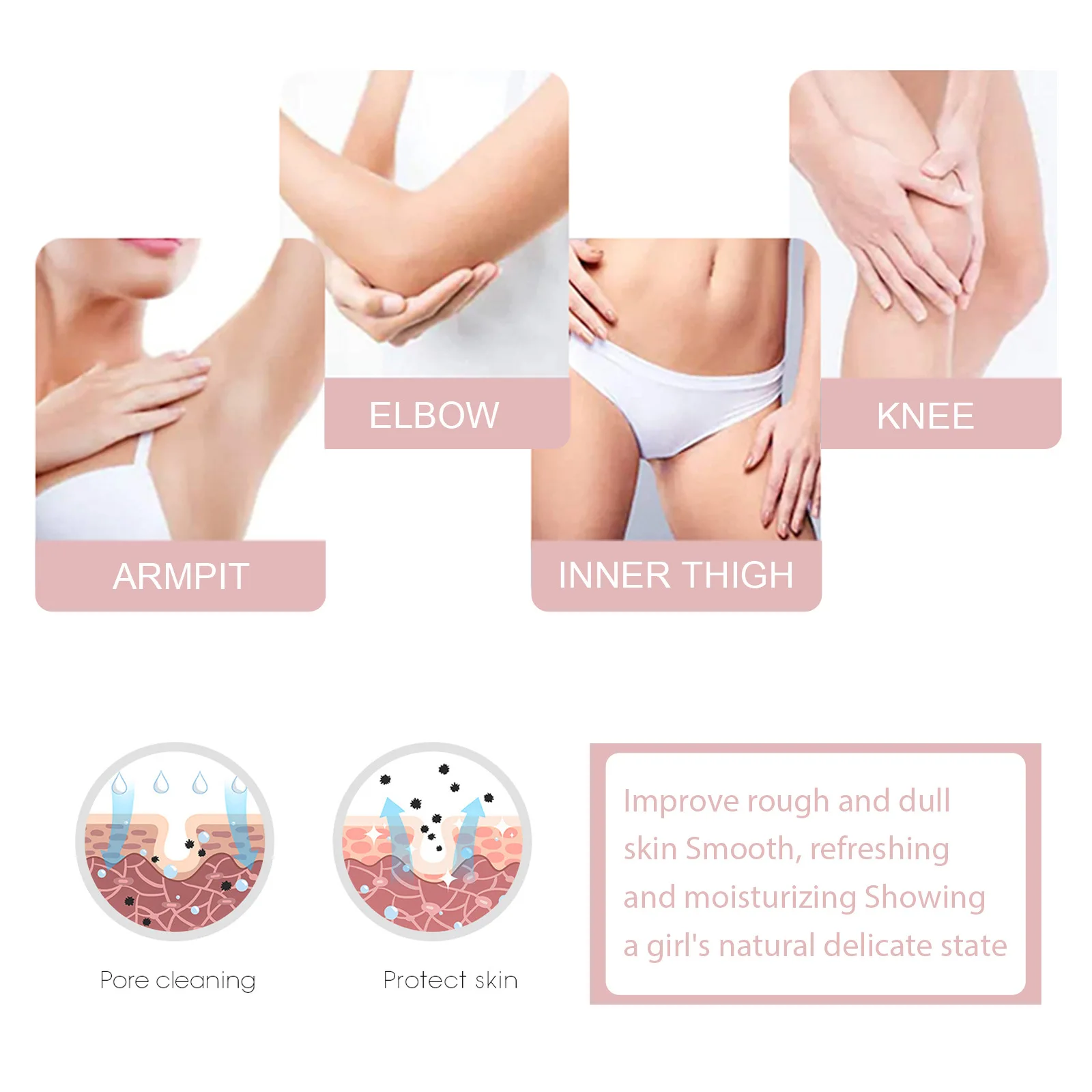 Buttocks Private Vagina Whiten Handmade Soap Underarm Groin Bleaching Cream Lighten Dark Bikini Line Remove Pigmentation Melanin