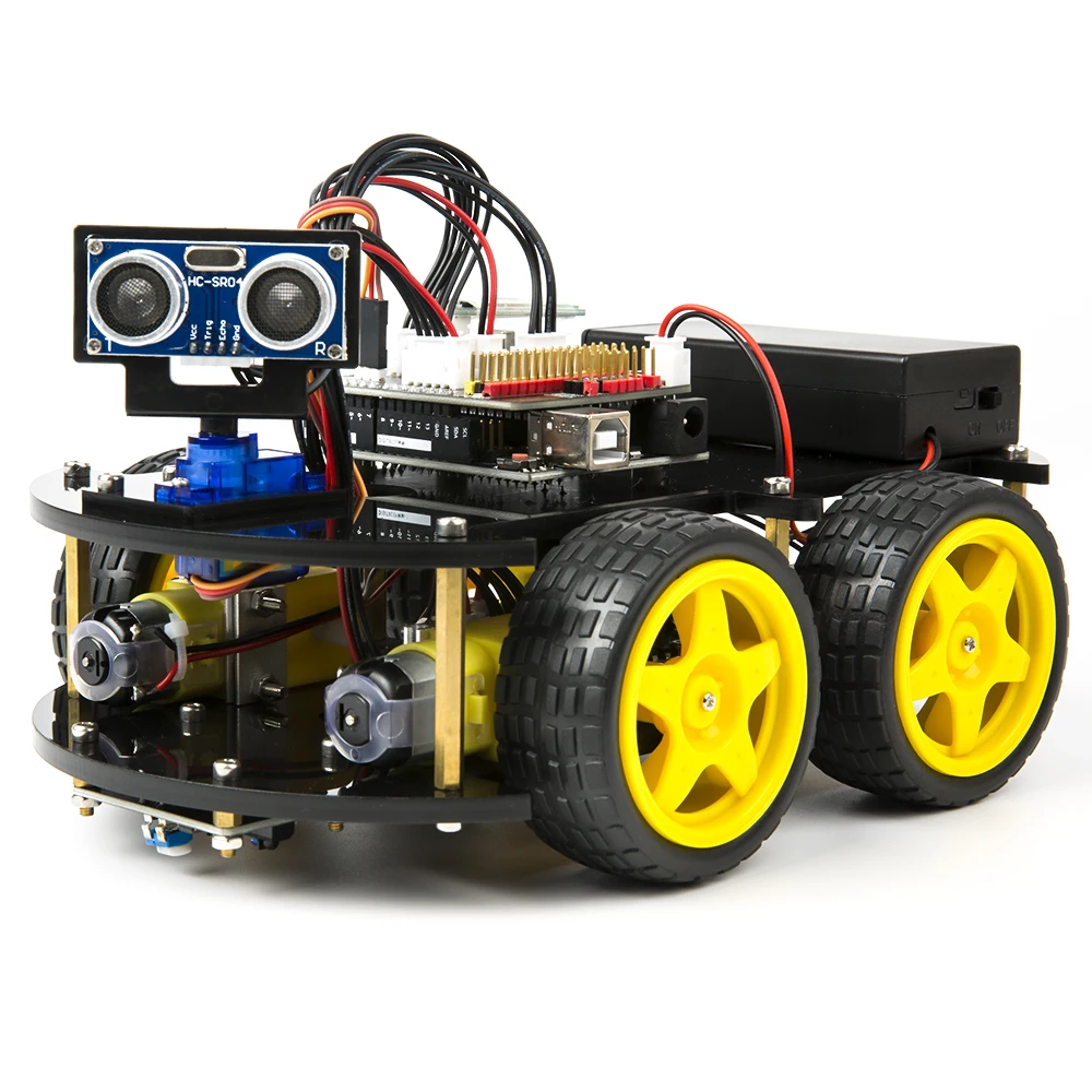 Kit Robot 4WD Arduino - Voiture Intelligente DIY Robotlinking