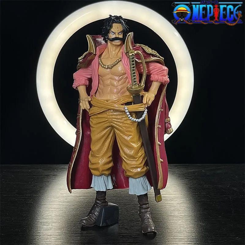 23cm 원피스 코아 아트 킹 골. D. 로저 피규어, 애니메이션 피규어 와노 컨트리 동상 입상, Pvc 인형 모델, 소장용 장난감 선물 