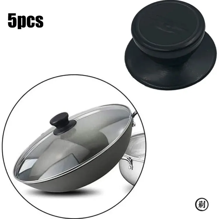 5Pcs Kitchen Pot Pan Lids Replacement Knob Lifting Handle Saucepan Lid Universal Pot Lid Handle Kitchen Cookware