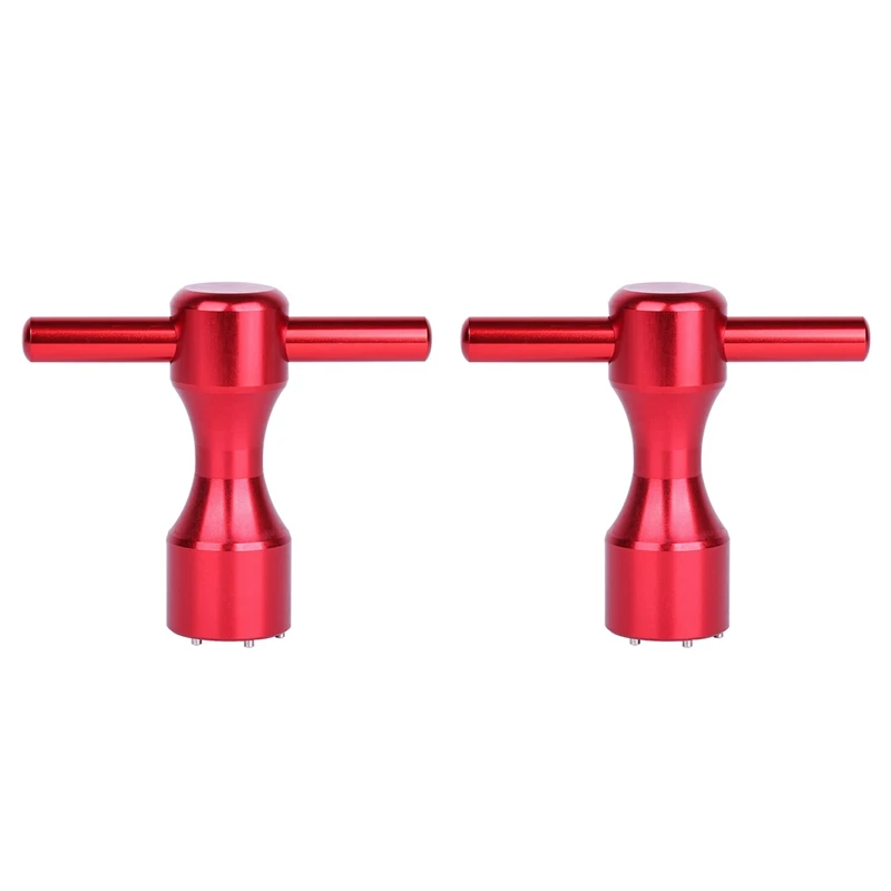 

2X Golf Putter Wrench Tool 5 Pin Round Weight Wrench Tool For Taylormade Titleist Scotty Cameron Golf Club Putter Red