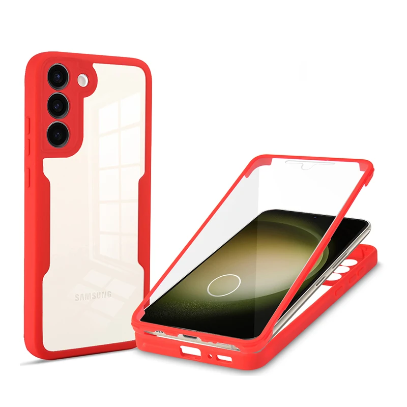 360 Full Body Transparent Shockproof Phone Case & Screen Protector