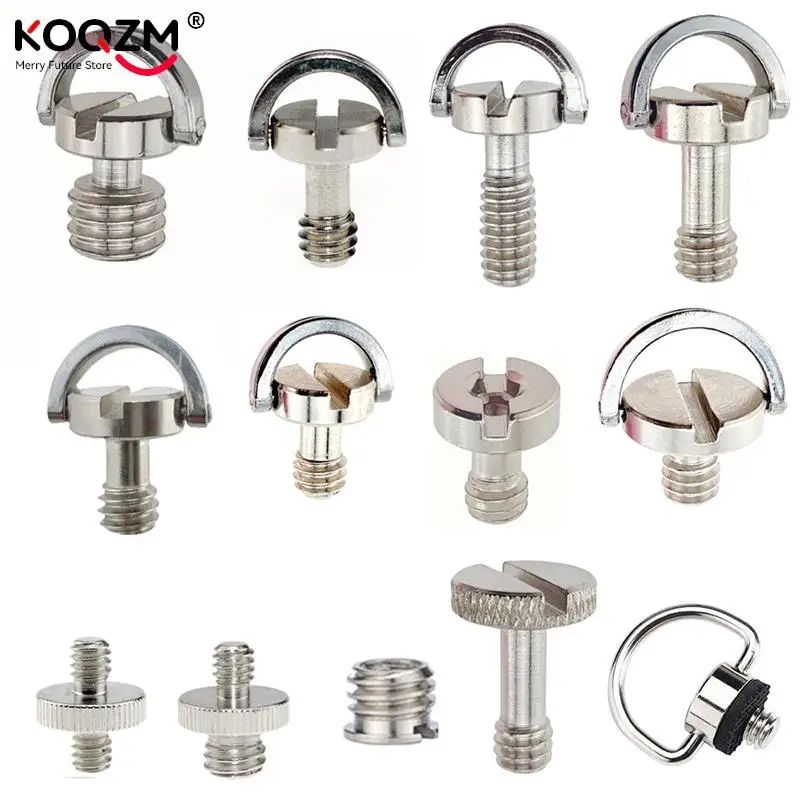 Quick Release Plate Screw Adapter Tripod Head 1 Inch Ball Head Adapter Camera Photo Studio