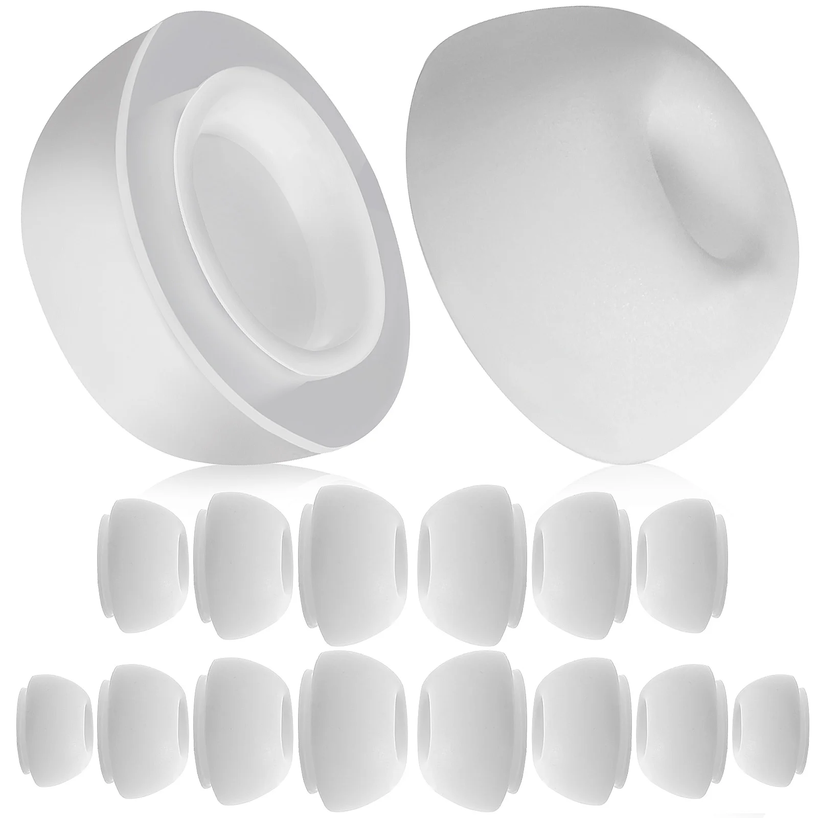 

8 Pairs Earplugs Silicone Tips Earbuds Corded Replacement Wired Earphones Large