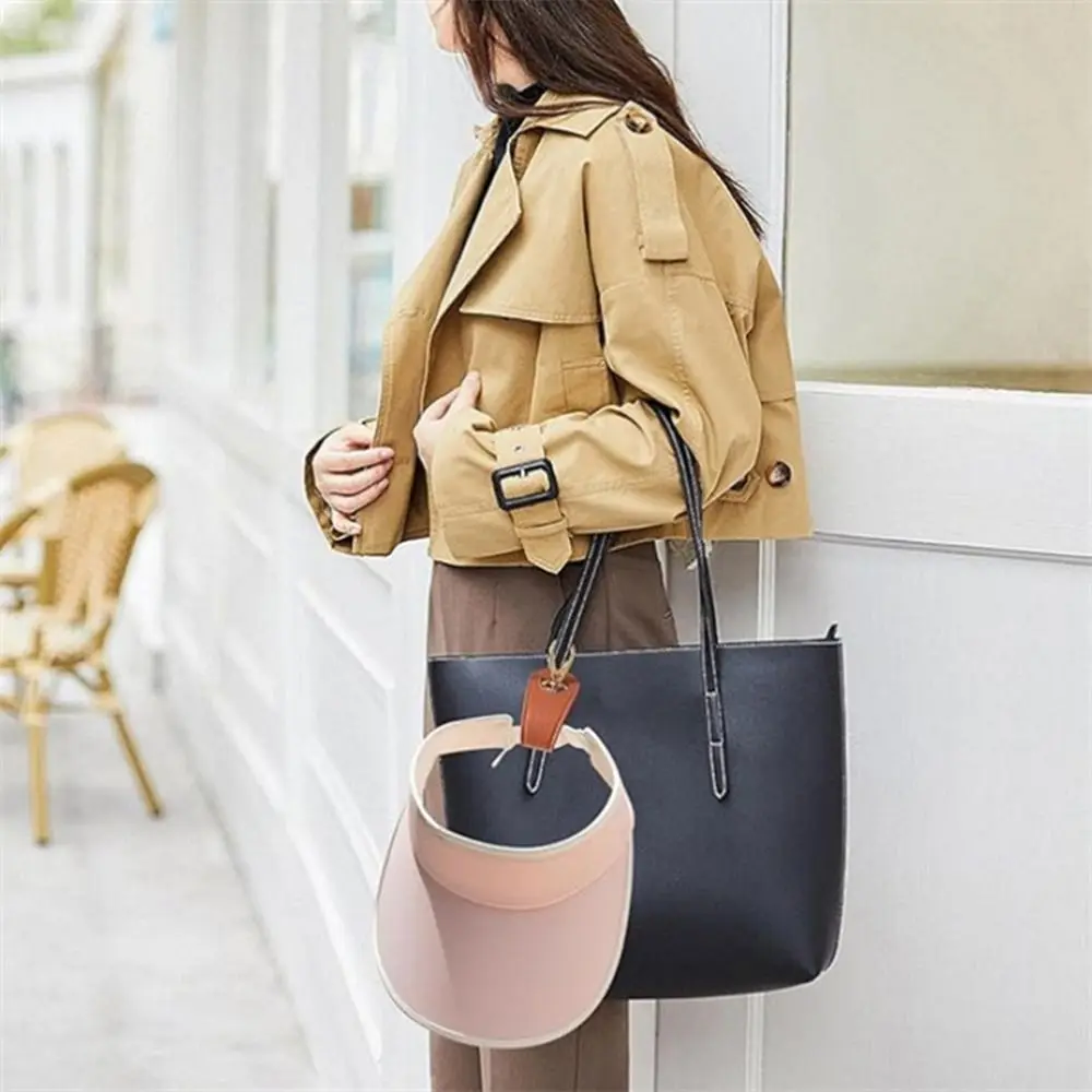 Mode Hut Clip PU Leder Hut Clip Hohe Qualität Handtasche Zubehör Hände Frei Lagerung Clip Schnalle Hut Halten Clip Im Freien – Detail 10