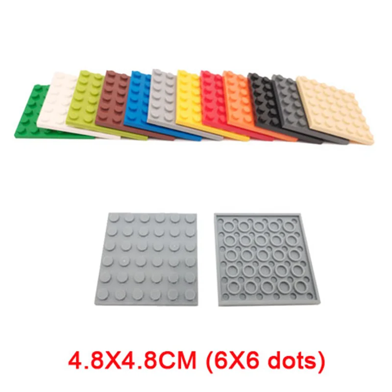 wooden stacking blocks Double-sided Base Plates Plastic Small Bricks Baseplates Compatible classic dimensions Building Blocks Construction Toys 32*32 wood blocks for crafts Blocks