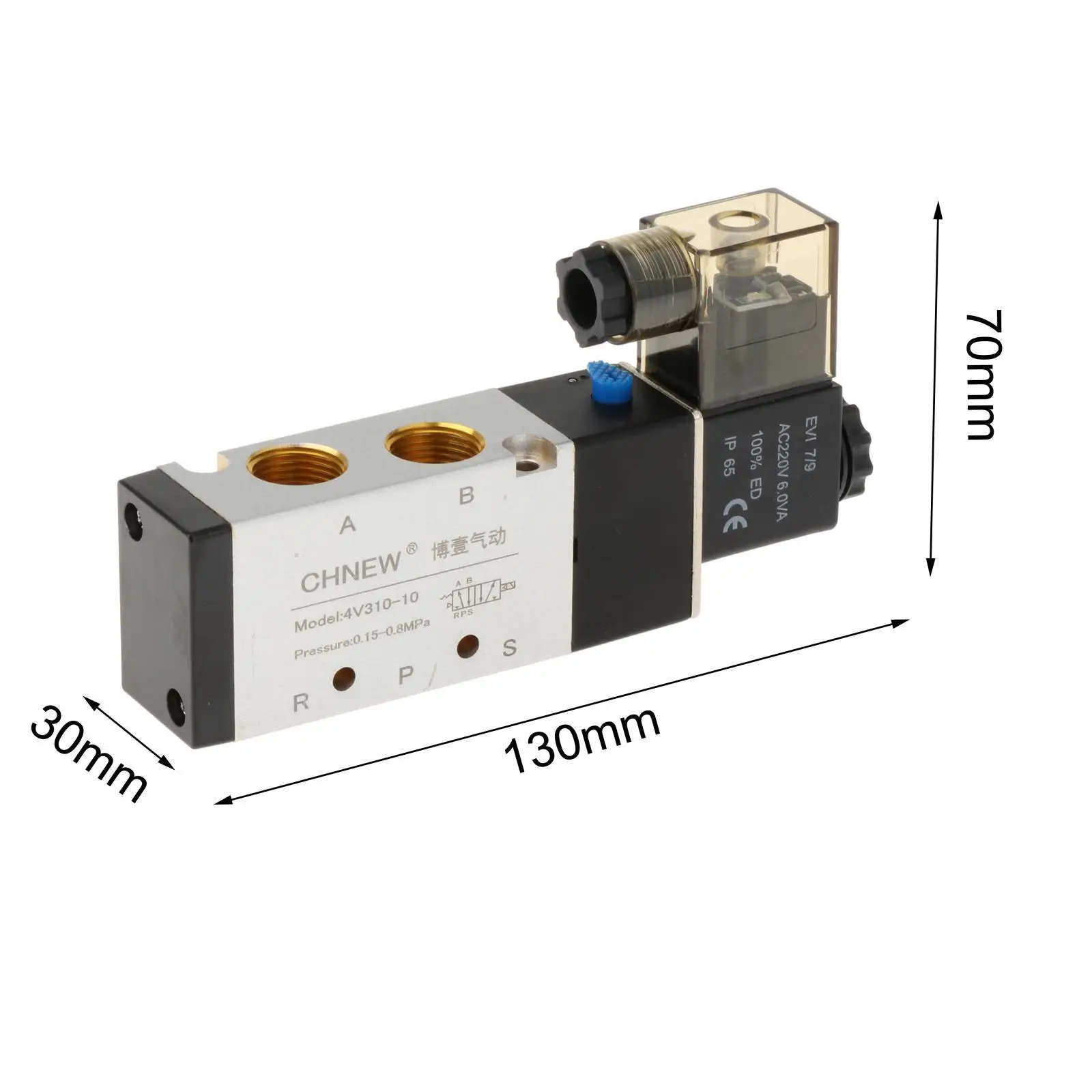 Pneumatic Solenoid Valve Assembly Spare Parts Easy to Install Replacement Aluminum Alloy Accessories Electric Solenoid Air Valve Pneumatic Solenoid Valve Assembly Spare Parts Easy to Install Replacement Aluminum Alloy Accessories Electric Solenoid Air Valve