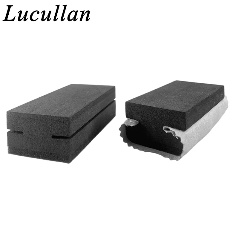 Lucullan New Anti-drop Design Car Ceramic Coating Dressing Applicator Auto Glass Paint Nano-Coat Sponge Pad