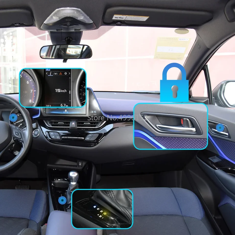 For Toyota C-HR 2018-2025 CHR Hybrid Professional Auto OBD Speed