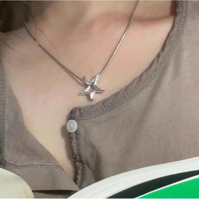 

Ins Style High Sense Autumn/Winter Sweater Chain Cute Hot Girl Children's Fun XINGX Special-Interest Design Pendant Necklace for