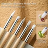 High Quality Wood Watch Dial Cleaning Pen Carving Emboss Manicure Brushes Dust Cleaner Repair Tools for Clock Repair 1Pcs 1
