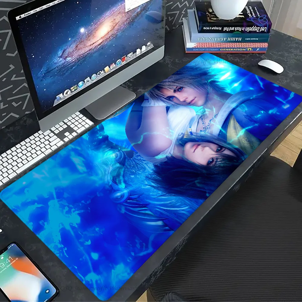1pc Final Fantasy Pc Gamer Mouse Mat Desk Mat With Pad Gaming Accessories Prime Gaming XXL Keyboard Pad 5