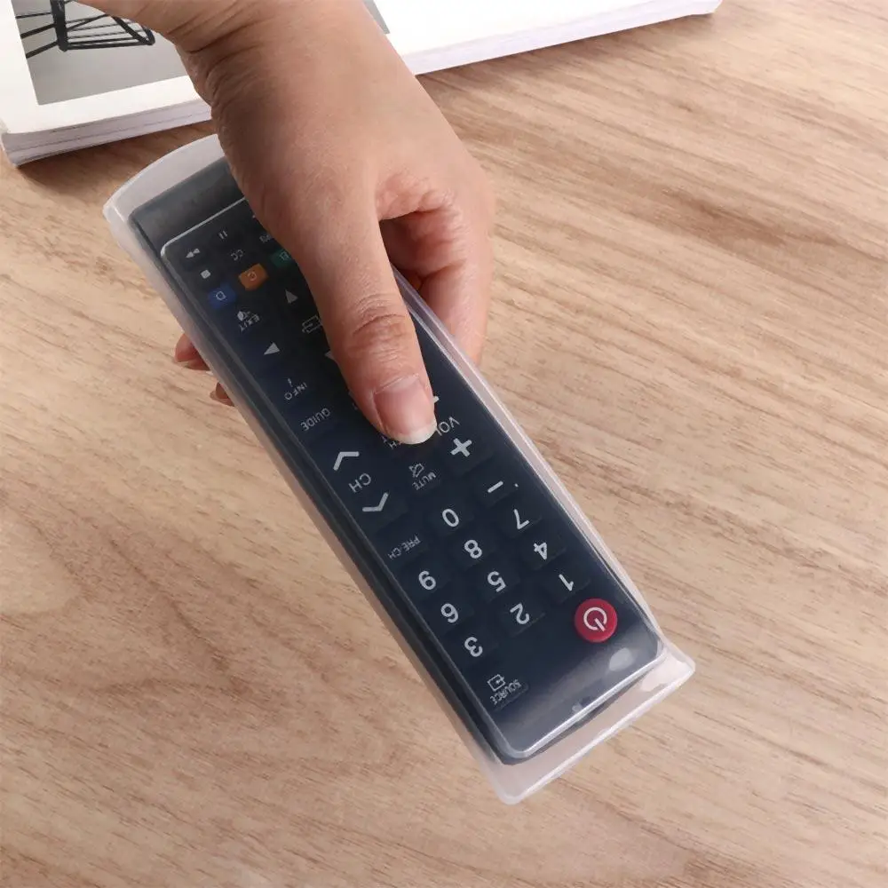 1PC Silicone TV Air Condition Remote Control Protctive Case Waterproof Dust-proof Protective Storage Bag Transparent silicone remote case silicone remote cover silicone remote sleeve remote controller cover silicone case protector