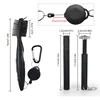 Golf Clean Tool Set Retractable Golf Club Brush and 2 Golf Club Groove Sharpener for U & V-Grooves Portable Golf Brush Tool Kits 2