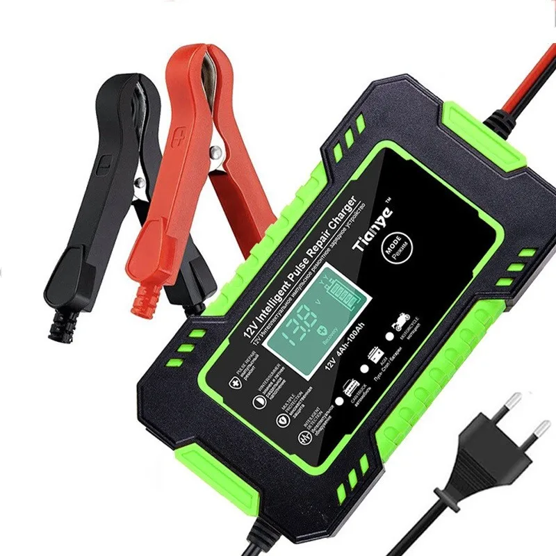 Fast 6A 12v Car Battery Charger Automotive Battery Charger AGM GEL Lead