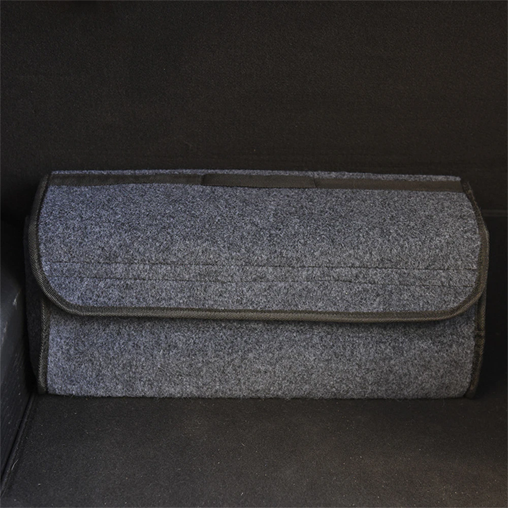 

Portable Foldable Car Trunk Organizer Felt Cloth Storage Box Case Auto Interior Stowing Tidying Container Bags